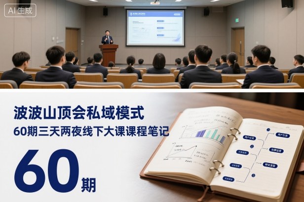 波波山顶会私域模式60期三天两夜线下大课课程笔记(文档)-初遇